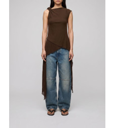 [GANNI] Tank top FW26 A1040490 838