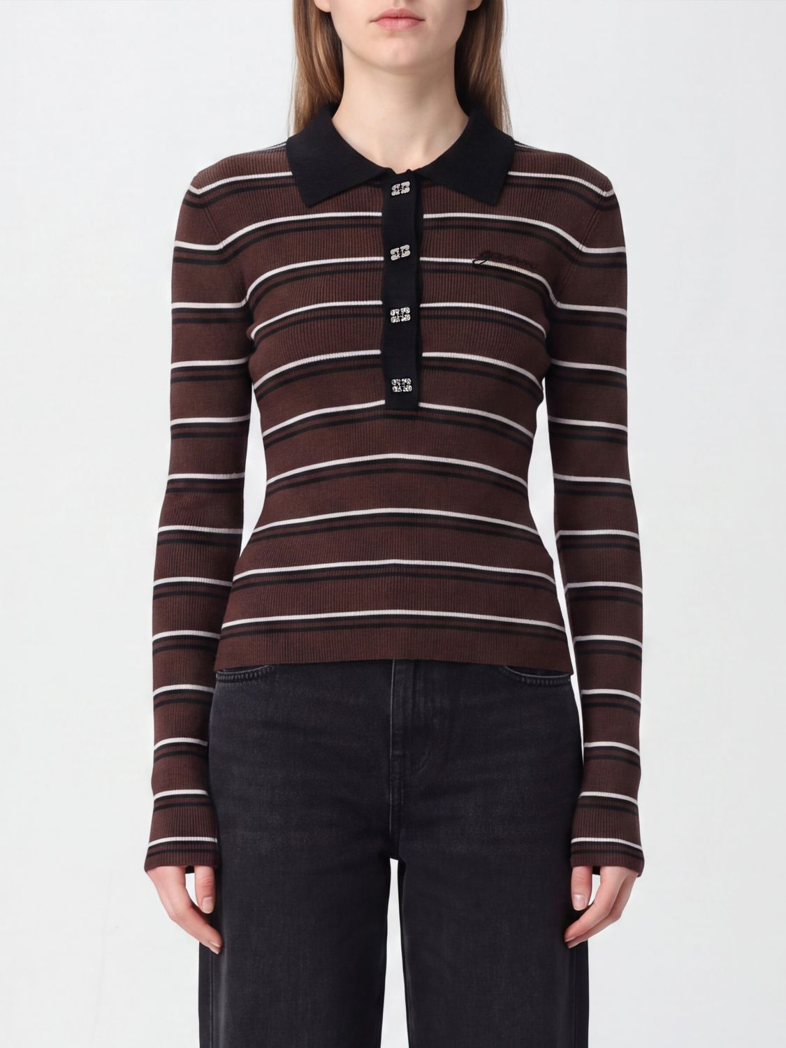 [GANNI] T-shirts FW26 A1170004 999