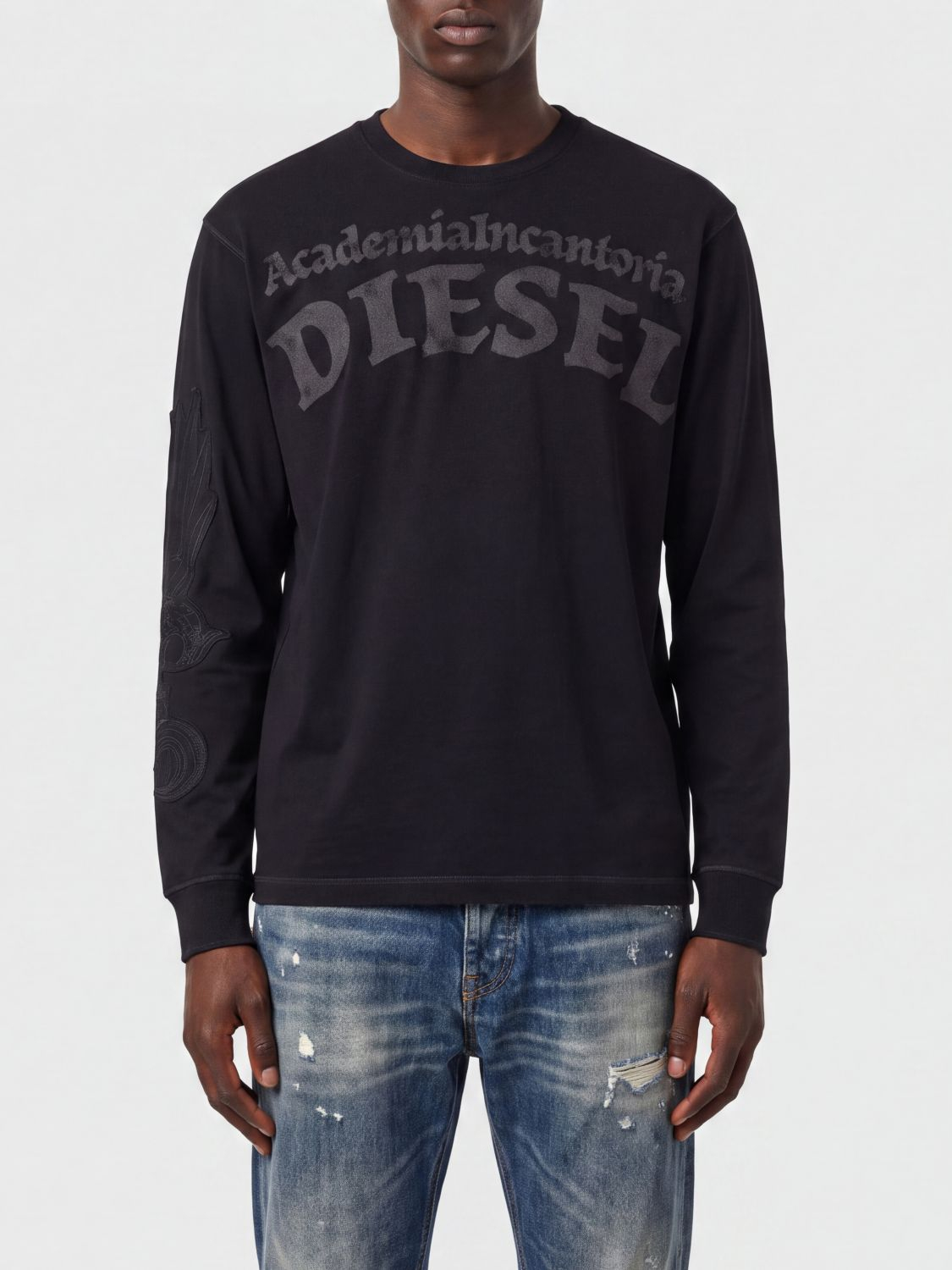 [Diesel] T-shirts Long Sleeve FW26 A226600KNCN 900A