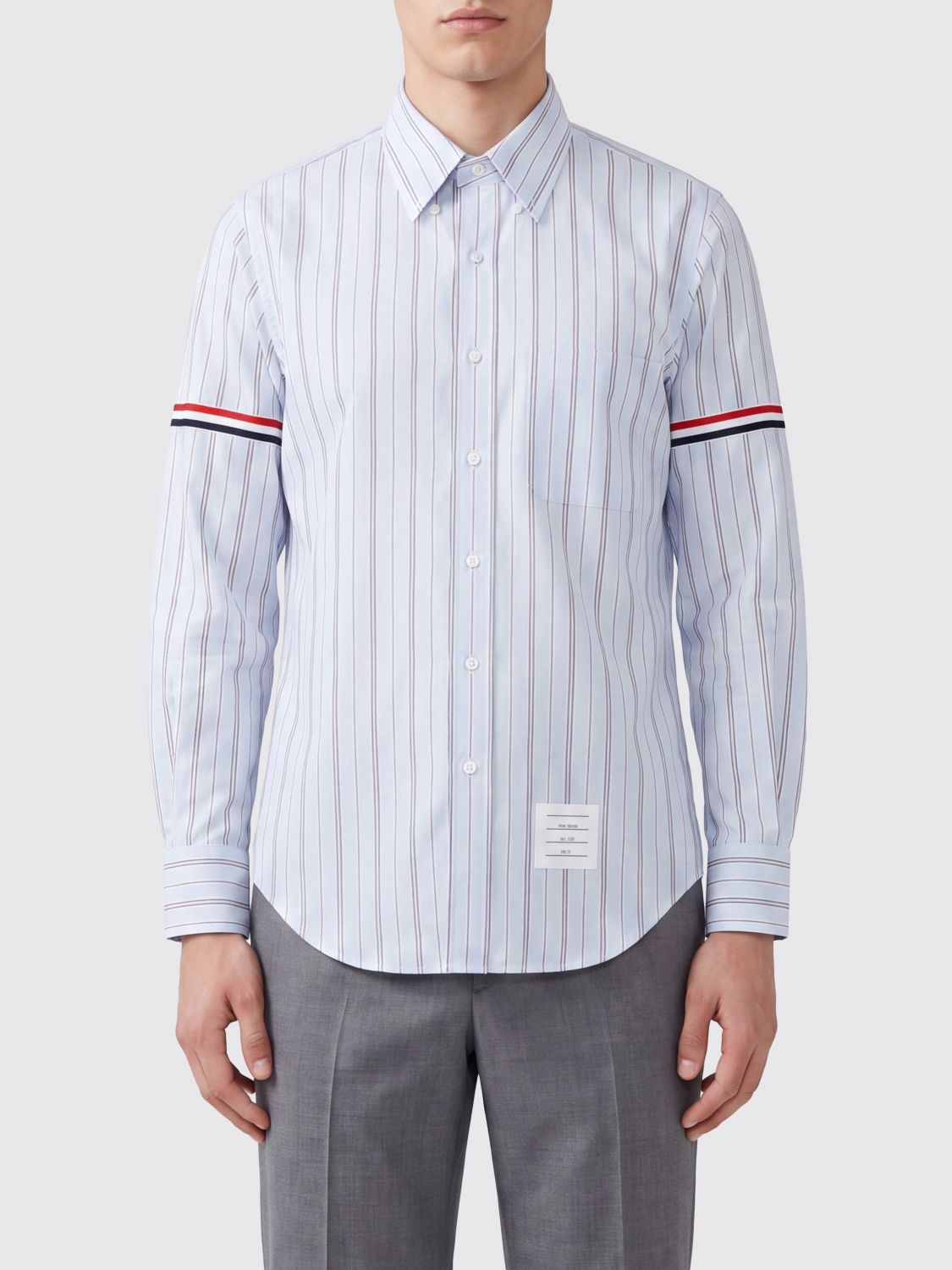 [Thom Browne] Shirts Long Sleeve FW26 MWL301OF1223 035