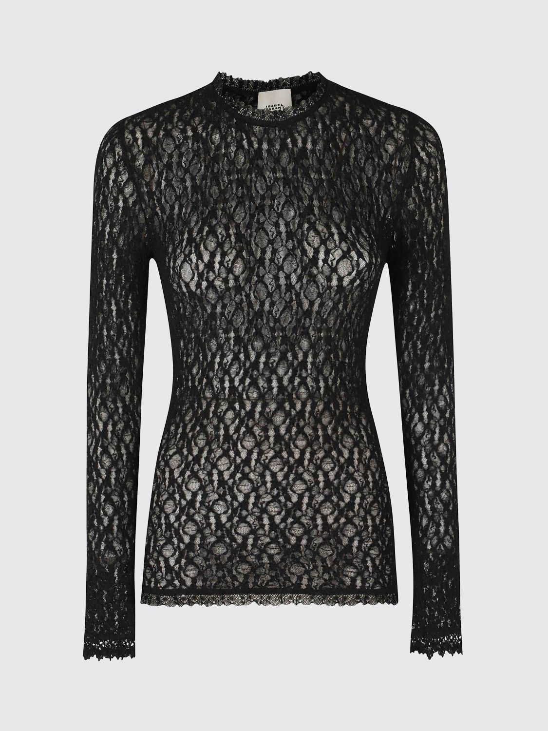 [Isabel Marant] Top FW26 HT0926FA D3J17I 01BK