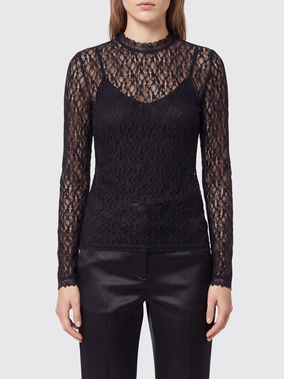 [Isabel Marant] Top FW26 HT0926FA D3J17I 01BK
