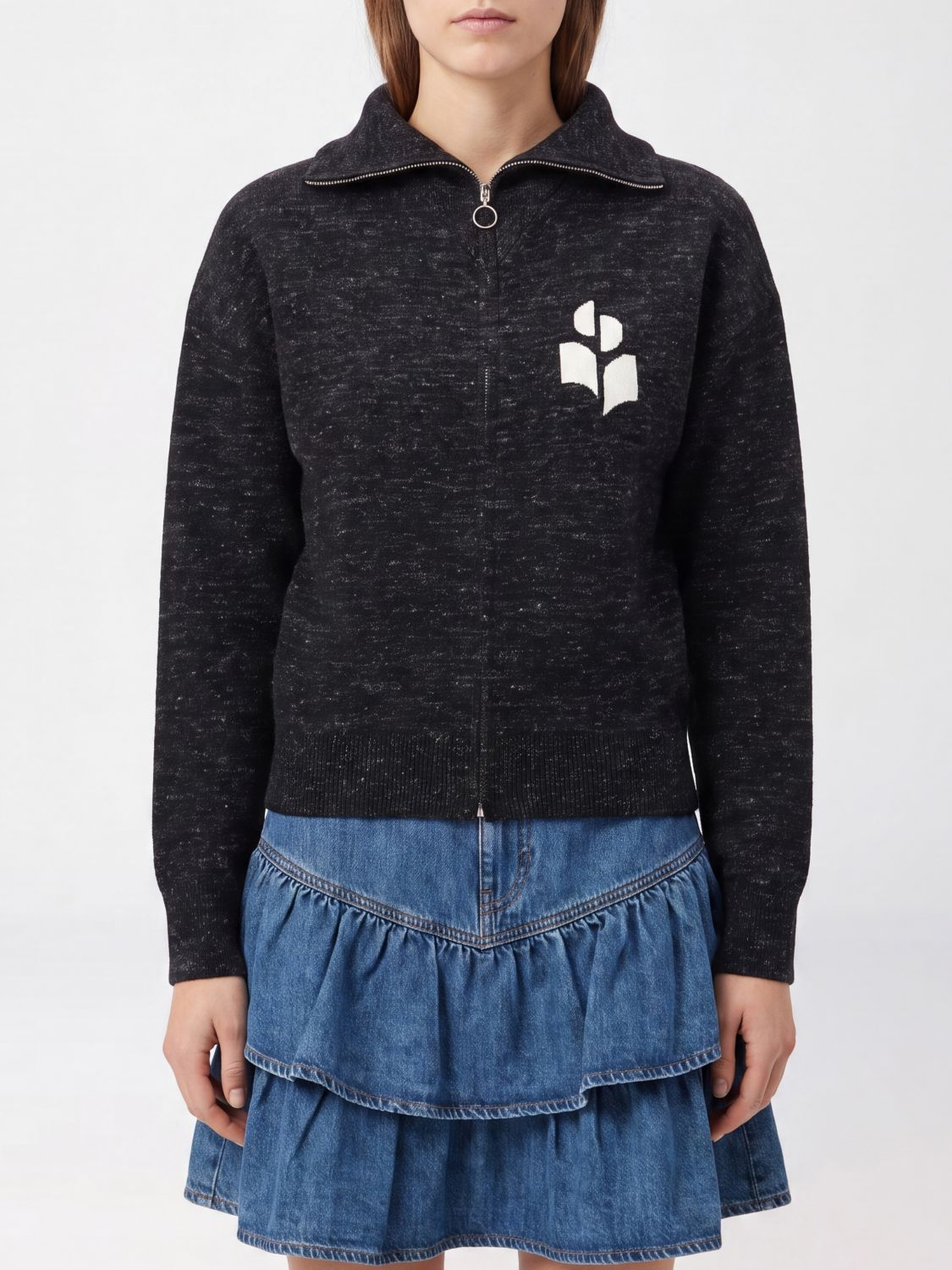 [Isabel Marant Etoile] Knitwear FW26 CA0189FAD3L05E 01BK
