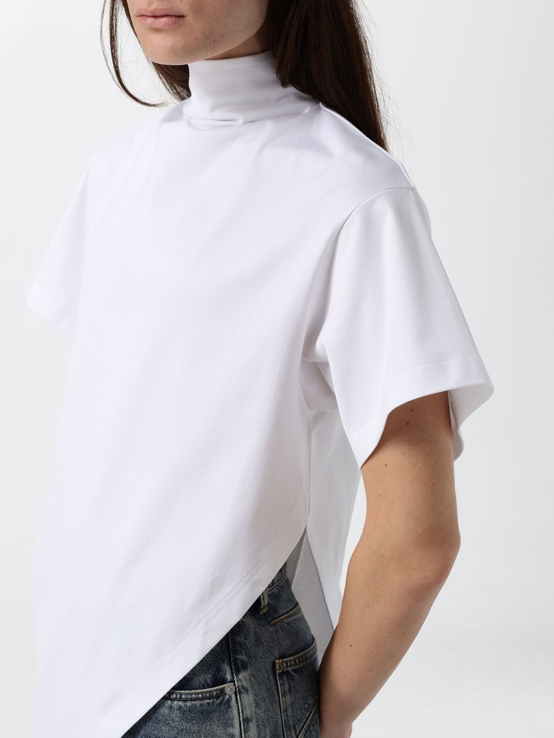 [Alaia] T-shirts Short Sleeve FW26 AA9I0033J103D 000