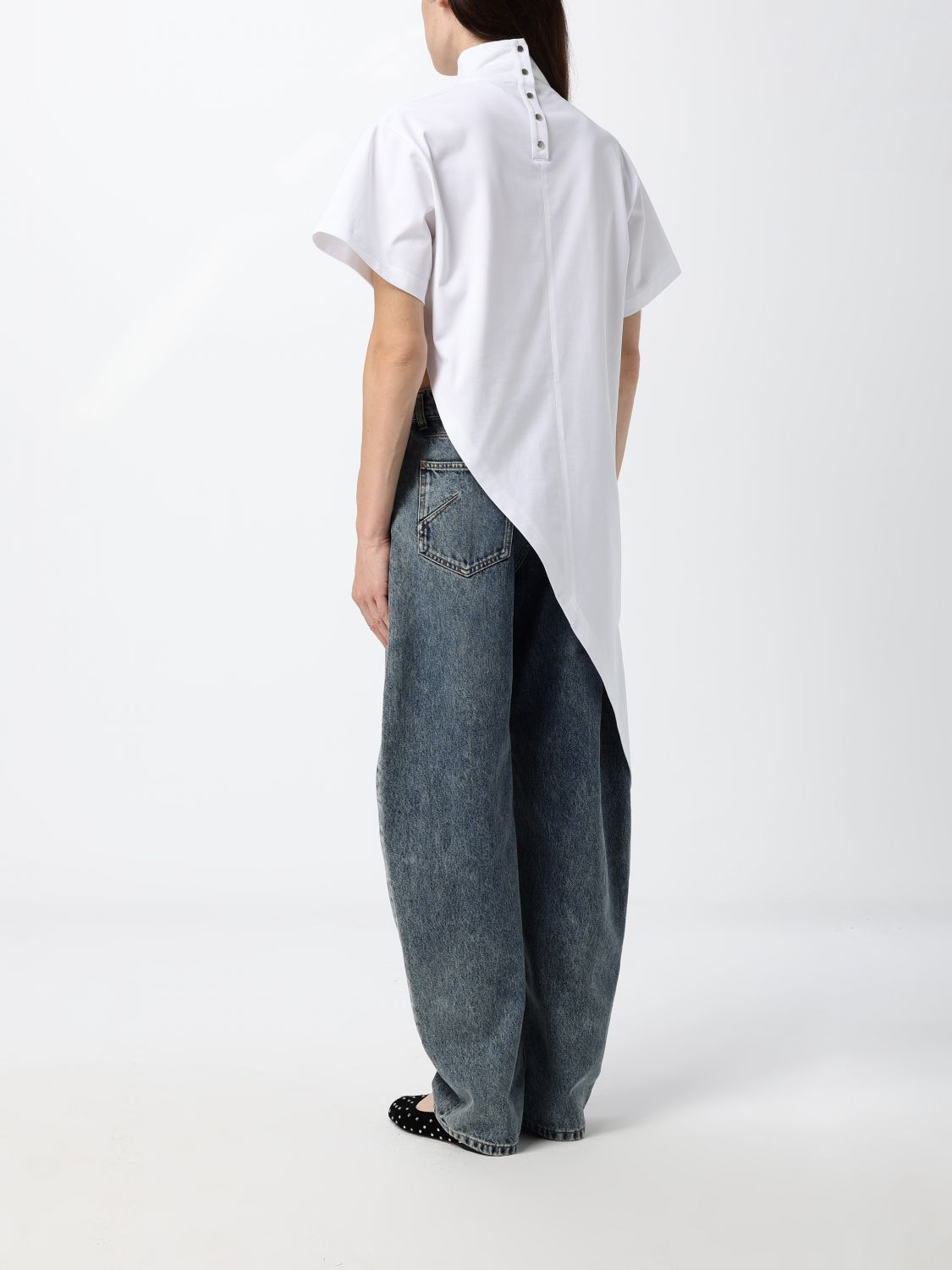 [Alaia] T-shirts Short Sleeve FW26 AA9I0033J103D 000