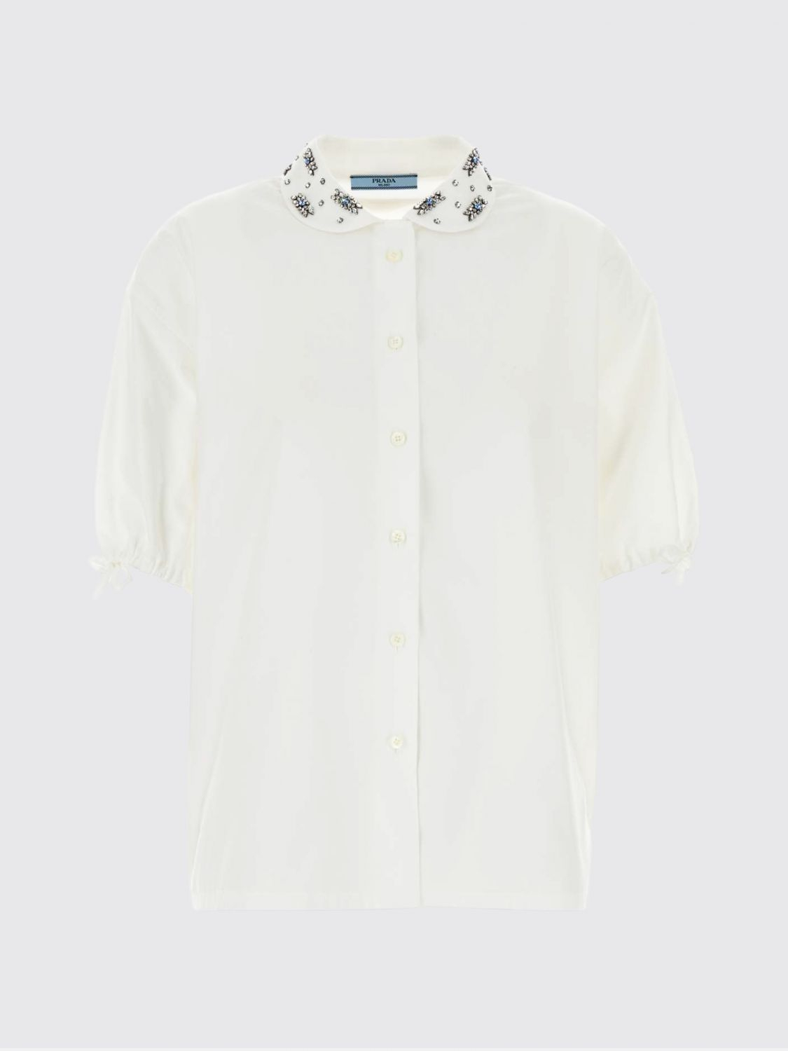 [Prada] Shirts Short Sleeve FW26 P450IRSOOO17DG F0009