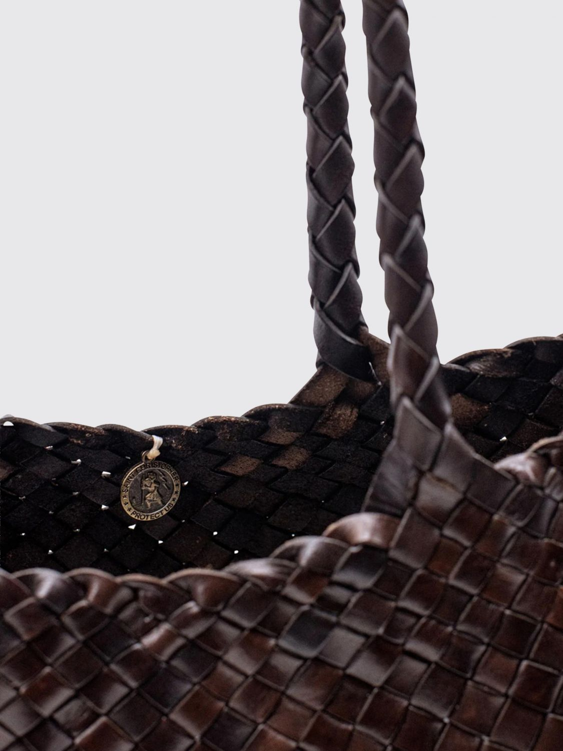 [DRAGON DIFFUSION] Shoulder bag FW26 8892 DKBROWN