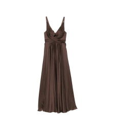 [Zimmermann] Sleeveless dress FW26 5396DF26R  CHOCO