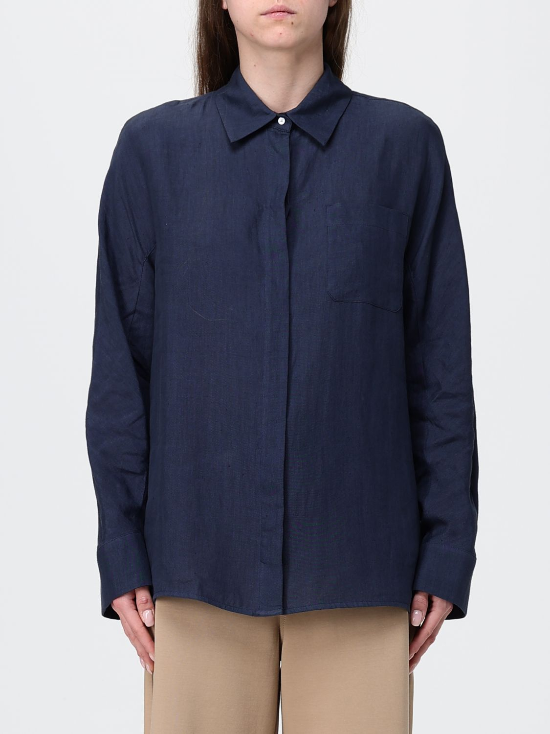 [S Max Mara] Shirts Long Sleeve SS26 2619191033600 004