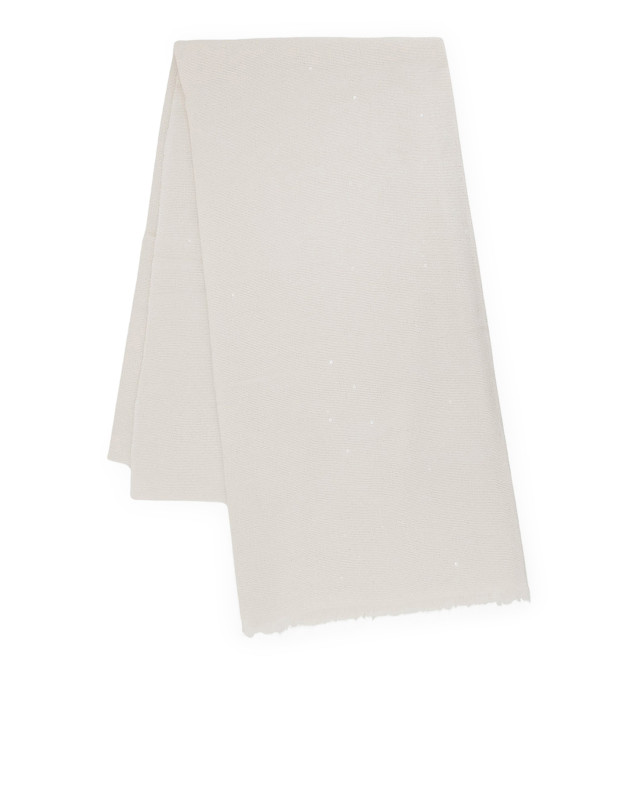 [Brunello Cucinelli] Scarf FW26 MSC915029C159 WHITE