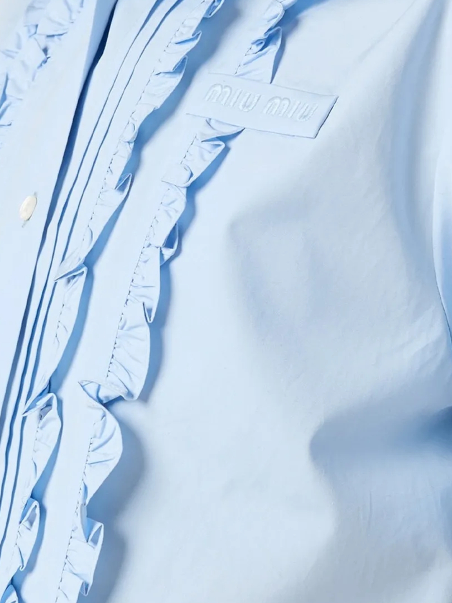 [Miu Miu] Shirts Short Sleeve FW26 MK2045S-OOO10RGF0013