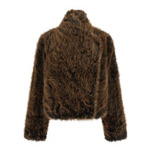 [B&B Couture] Fur Jacket FW26 SUSANFIRSTJACKETBLACKBROWN