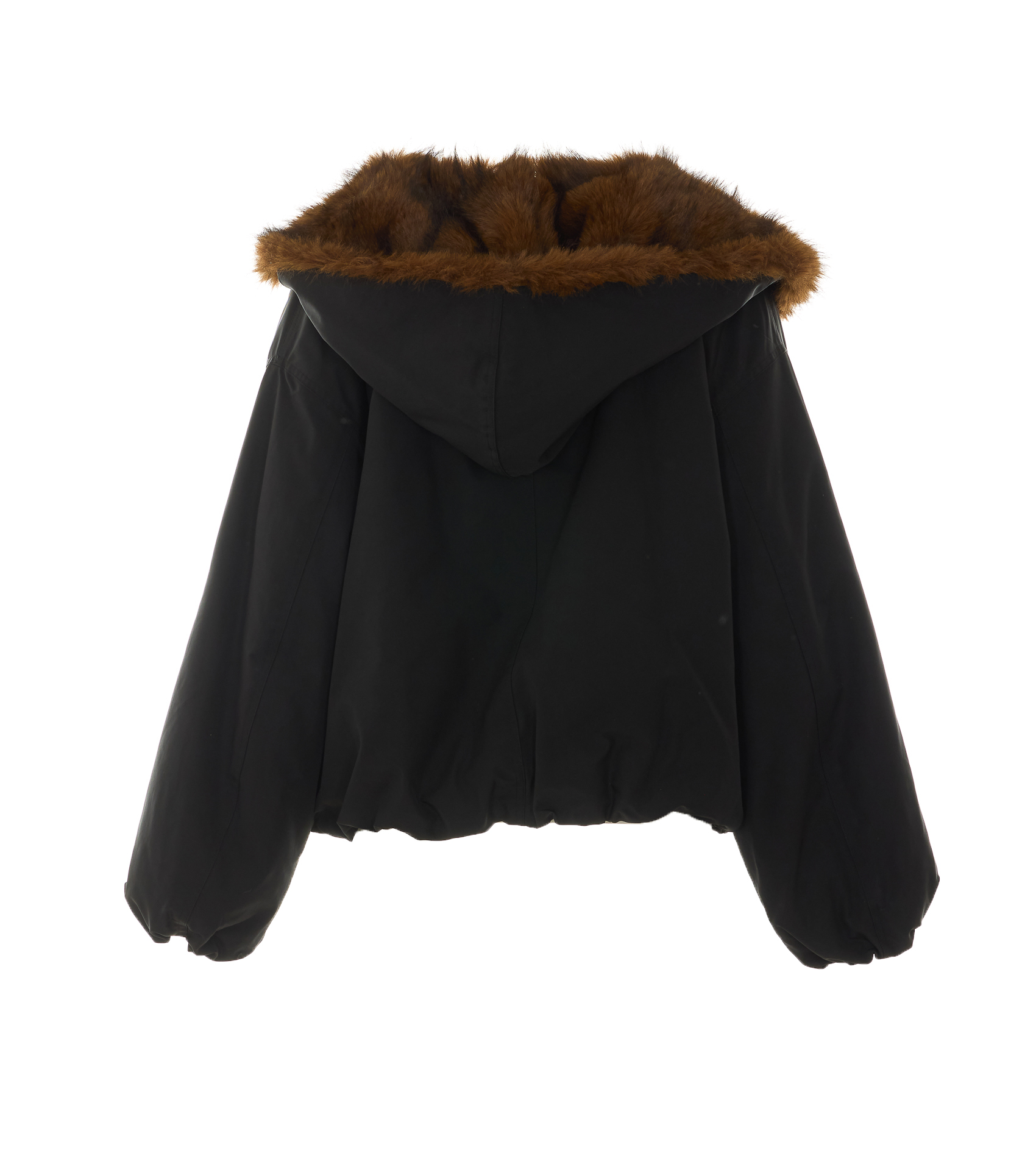 [Eleh] Fur Jacket FW26 0126NERO