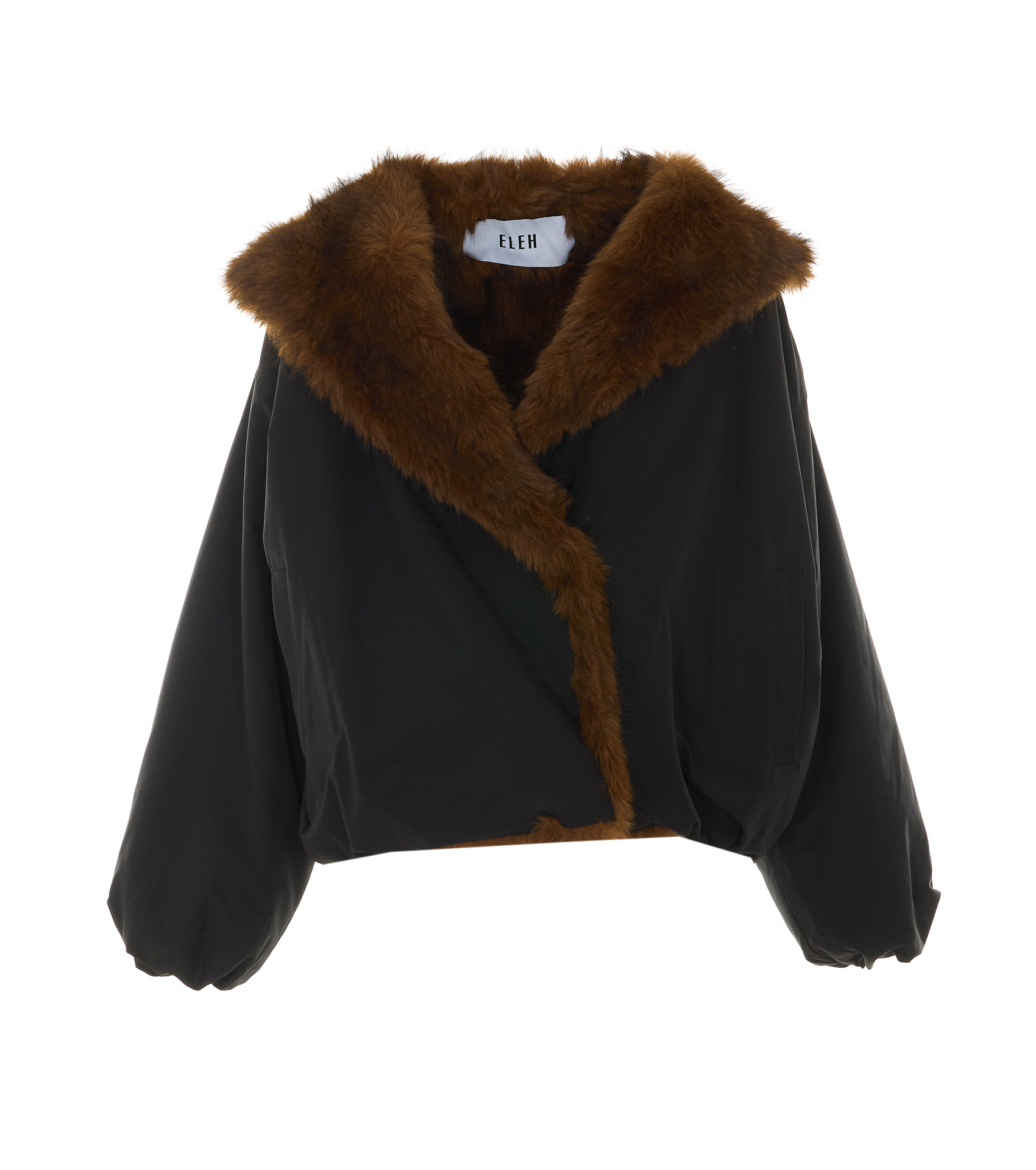 [Eleh] Fur Jacket FW26 0126NERO