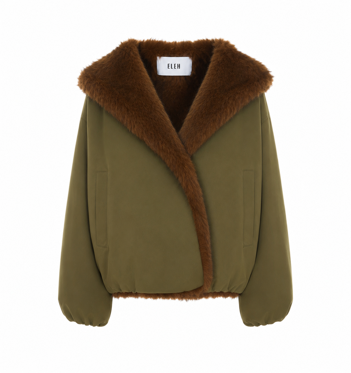 [Eleh] Fur Jacket FW26 0126MILITARE