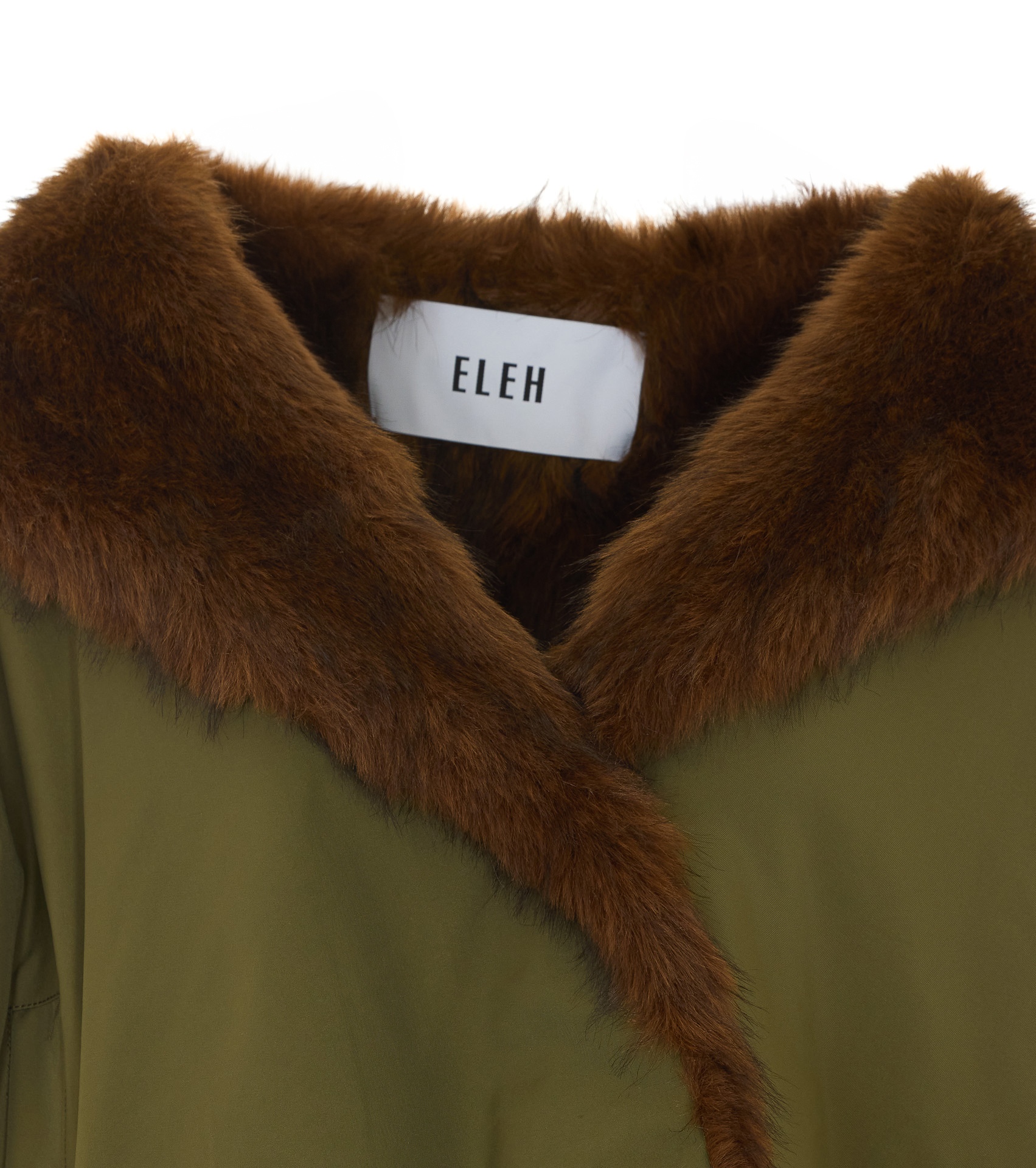 [Eleh] Fur Jacket FW26 0126MILITARE