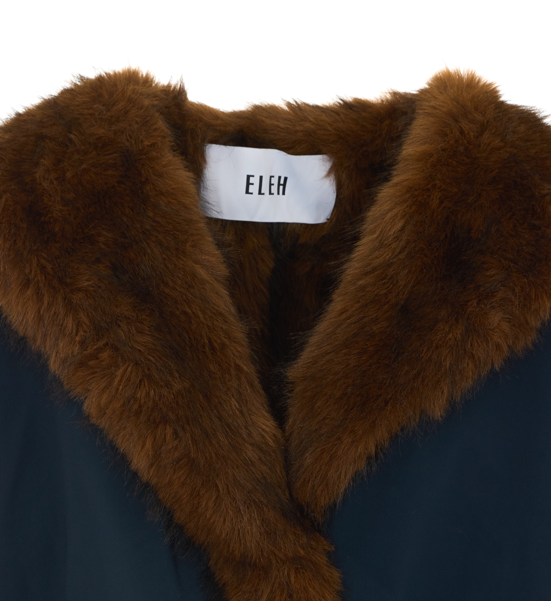 [Eleh] Fur Jacket FW26 0126BLU