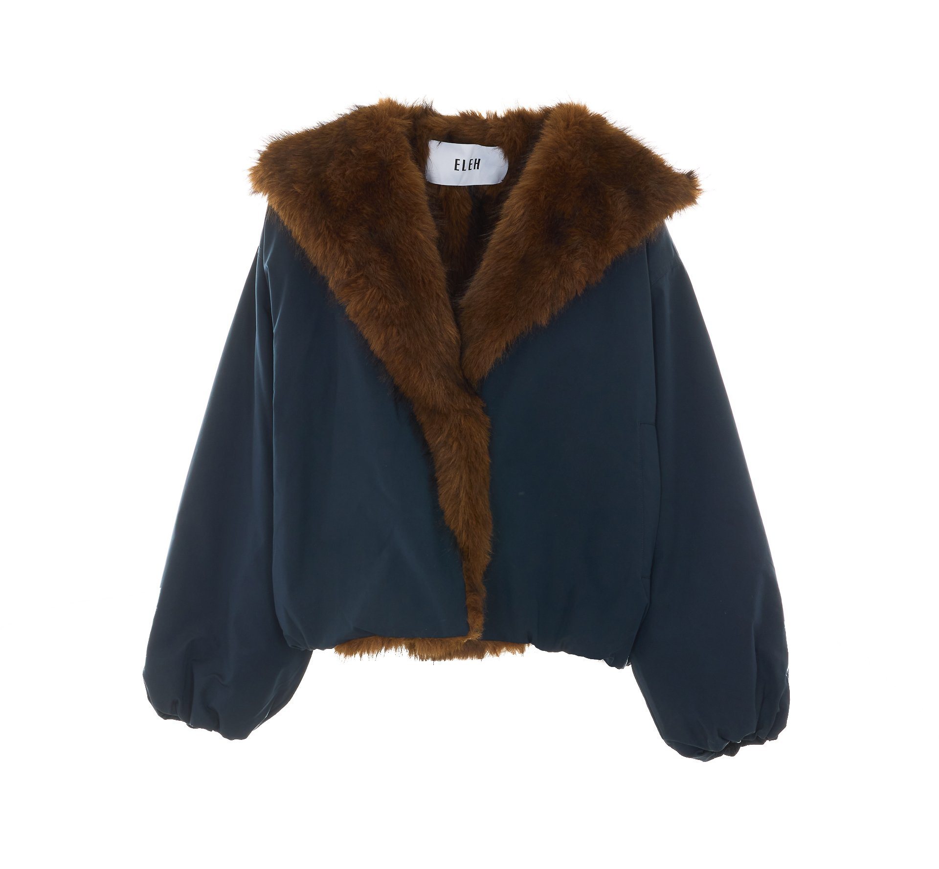 [Eleh] Fur Jacket FW26 0126BLU