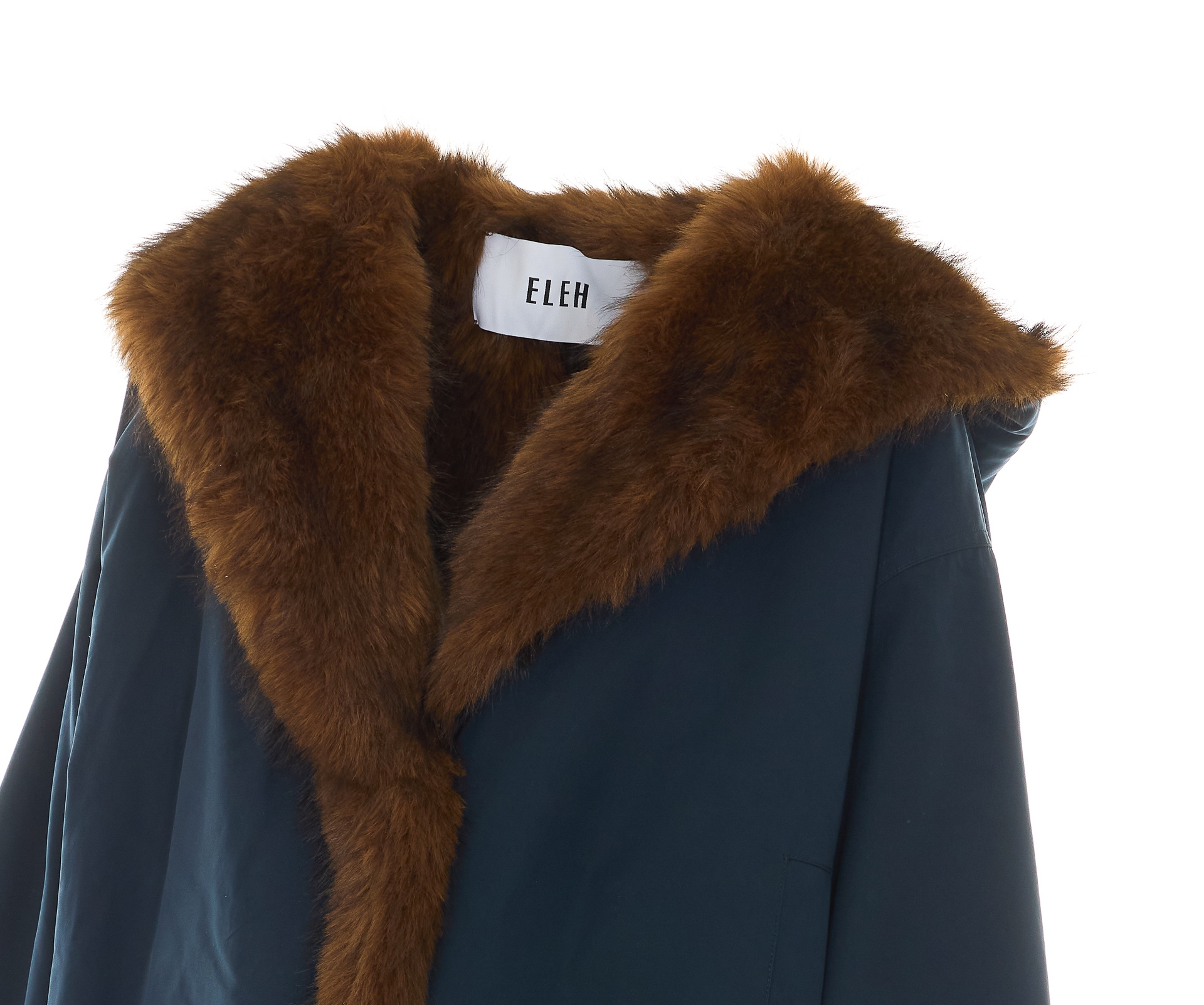 [Eleh] Fur Jacket FW26 0126BLU