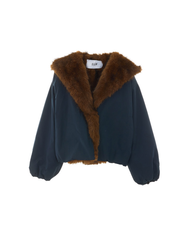[Eleh] Fur Jacket FW26 0126BLU