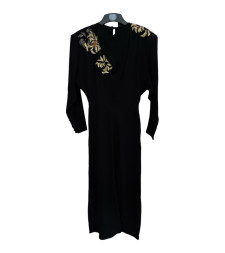 [Isabel Marant] Long sleeve dress FW26 RO1096FA-D3J04I01BK