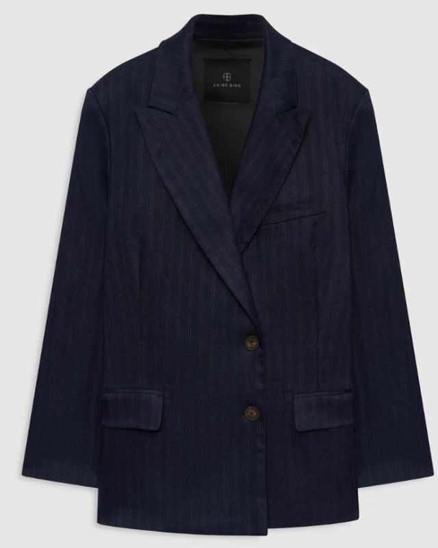 [Anine Bing] Blazer FW26 0112103-STR25