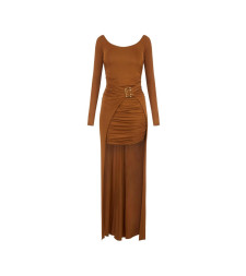[ELISABETTA FRANCHI] Long sleeve dress FW26 ABR3567E2 FK3