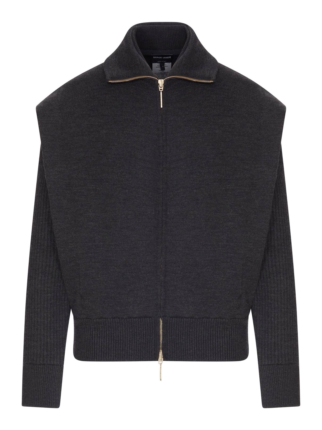 [Giorgio Armani] Knitwear FW26 GW004100AF29051M8007 DARK GREY MELANGE