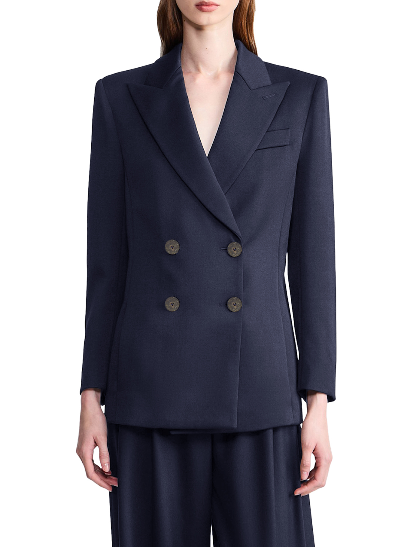 [Giorgio Armani] Blazer FW26 GW004392TE10936UB094 NAVY BLUE