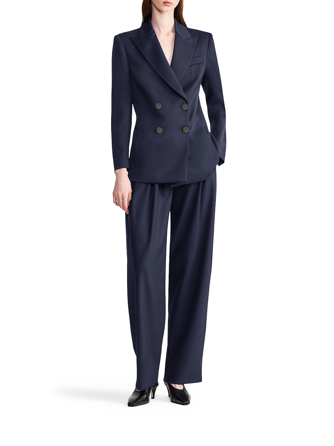 [Giorgio Armani] Blazer FW26 GW004392TE10936UB094 NAVY BLUE