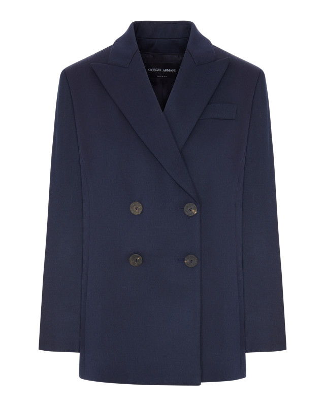 [Giorgio Armani] Blazer FW26 GW004392TE10936UB094 NAVY BLUE