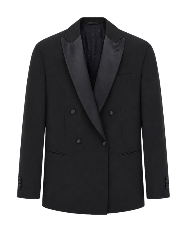 [Giorgio Armani] Blazer FW26 GM004579TE10043UC001 BLACK BEAUTY