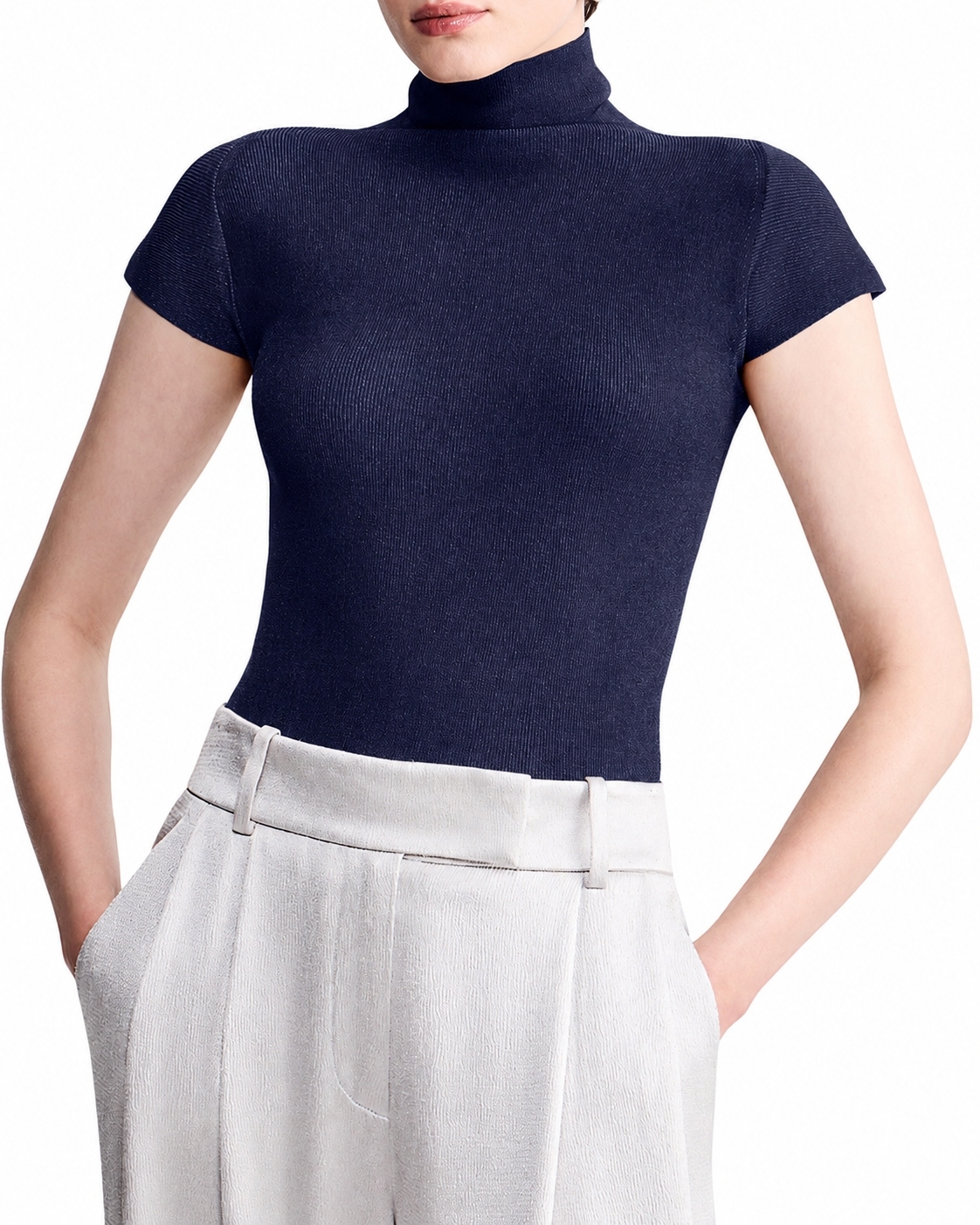 [Giorgio Armani] T-shirts Short Sleeve FW26 GW004114AF29063FB058 BLUE WHITE