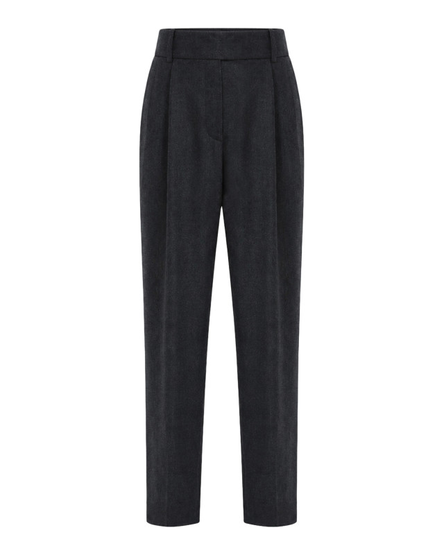 [Giorgio Armani] Trousers FW26 GW003811TE10537O8004 DARK GREY MELANGE
