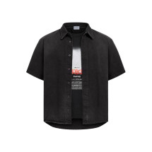 [Balenciaga] Shirts Short Sleeve FW26 A001R6TUW741000 BLACK