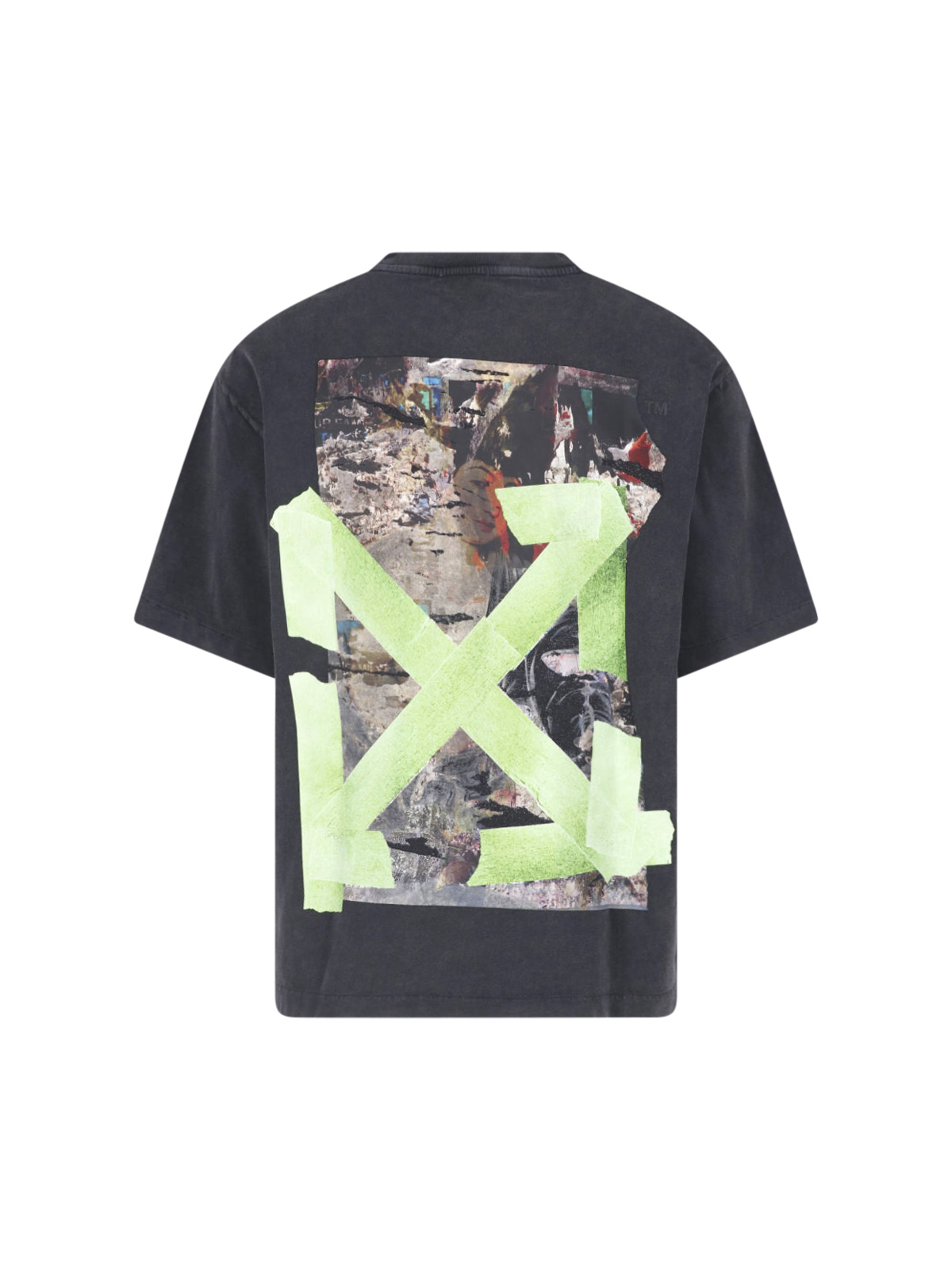 [Off-White] T-shirts Short Sleeve FW26 44MAA120F26J019001VINTAGE BLACK