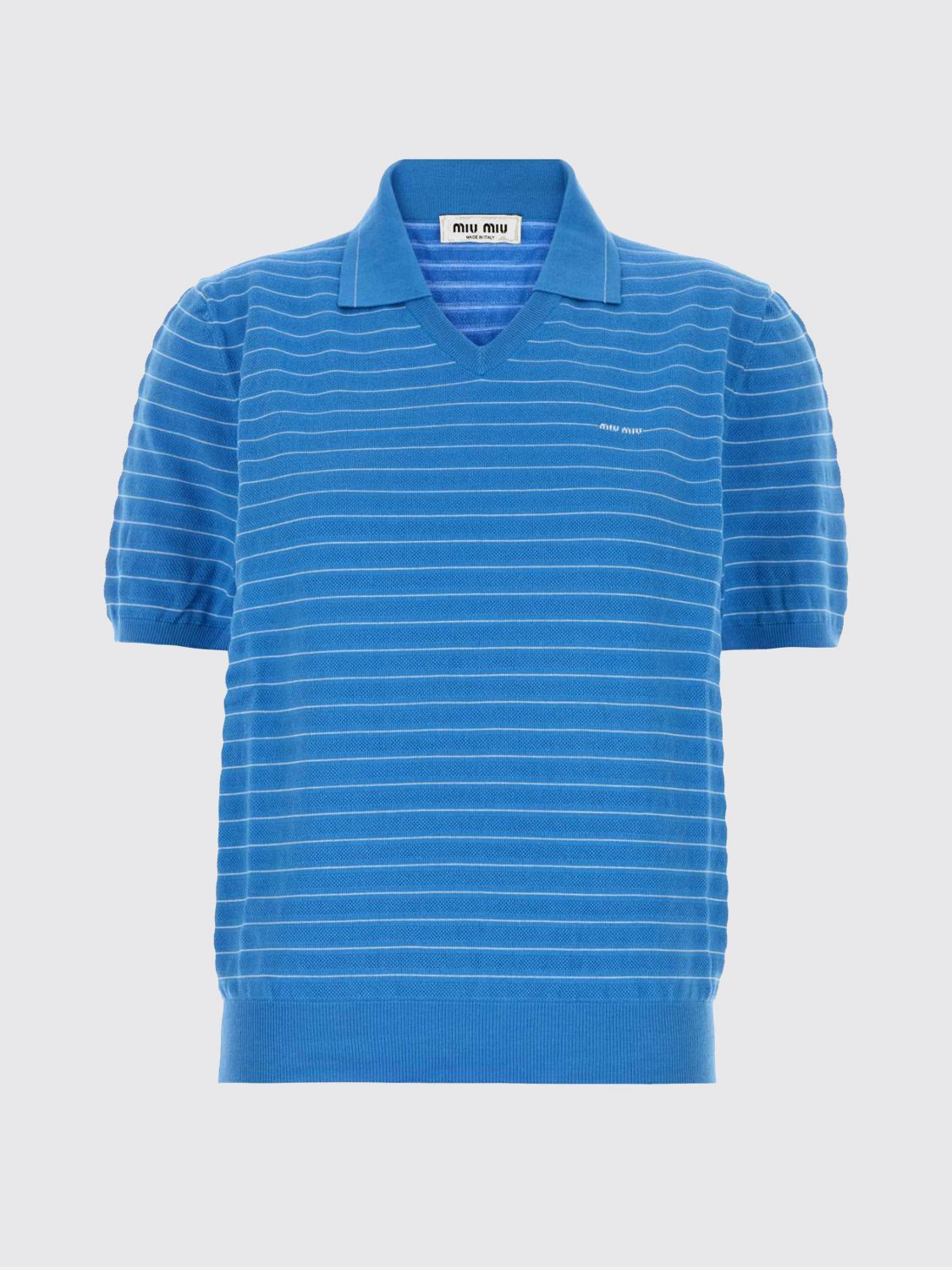 [Miu Miu] T-shirts Short Sleeve FW26 MML05QSOOO184Q F0013