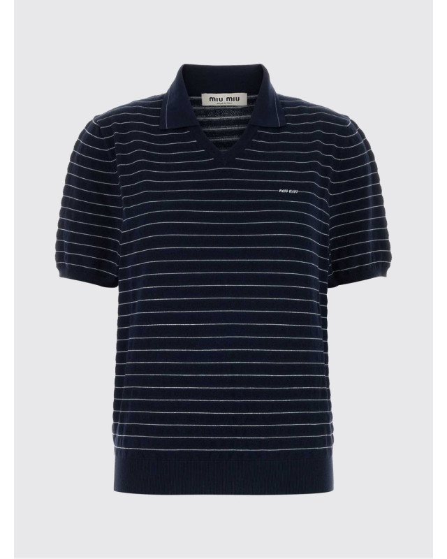 [Miu Miu] T-shirts Short Sleeve FW26 MML05QSOOO184Q F0008