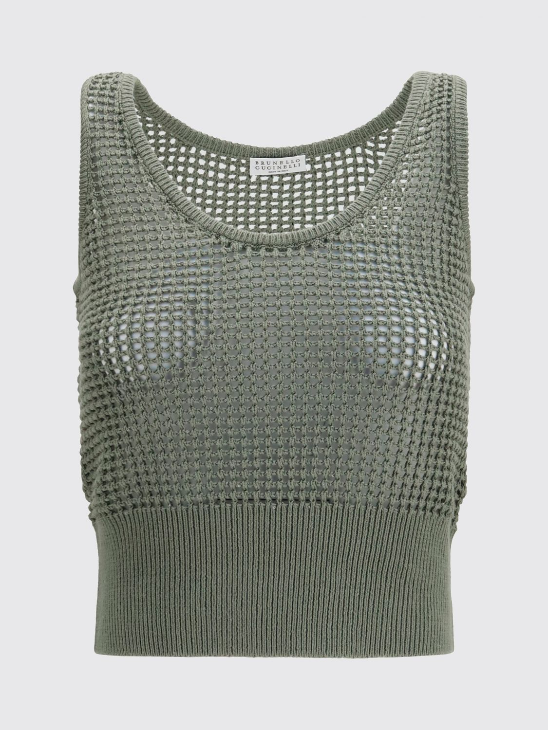 [Brunello Cucinelli] Tank top SS26 MDV762110 C3066