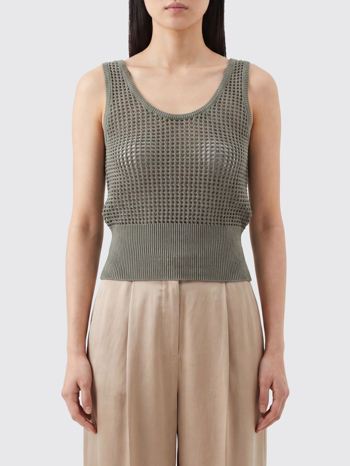 [Brunello Cucinelli] Tank top SS26 MDV762110 C3066