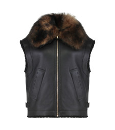 [Fendi] Leather Jacket FW25 FM5434AHBD_F0GME