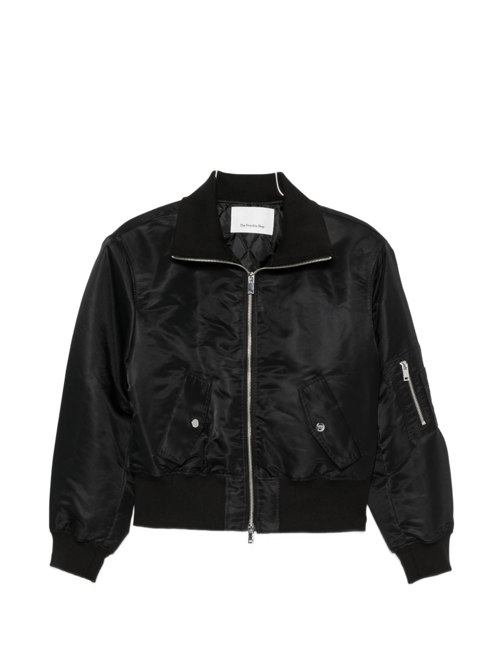 [THE FRANKIE SHOP] Leather Jacket FW26 JAFS22702100BLACK