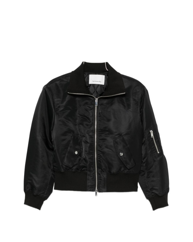 [THE FRANKIE SHOP] Leather Jacket FW26 JAFS22702100BLACK