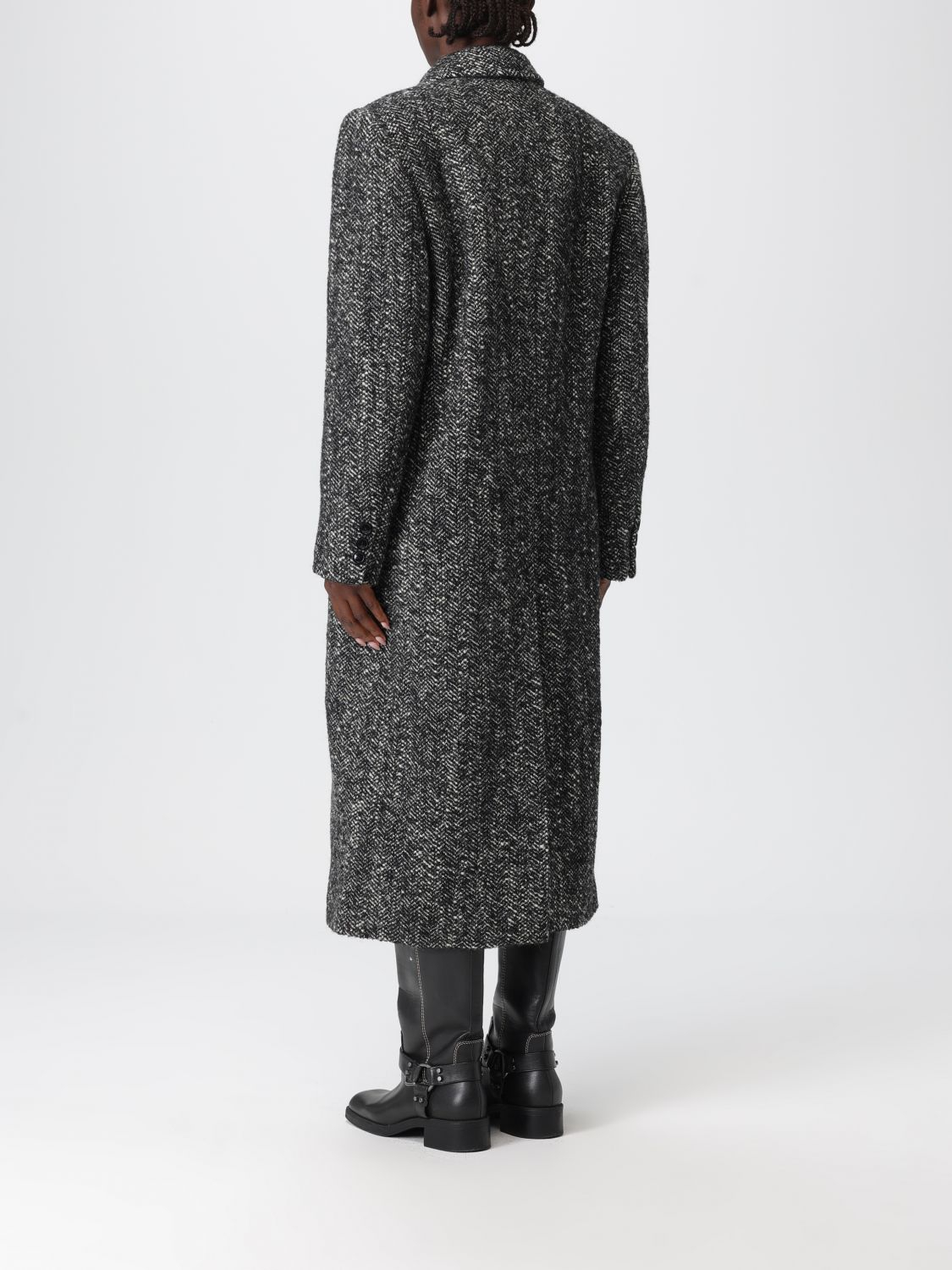 [Isabel Marant] Coat FW25 MA0468FAC4D01I BKEC
