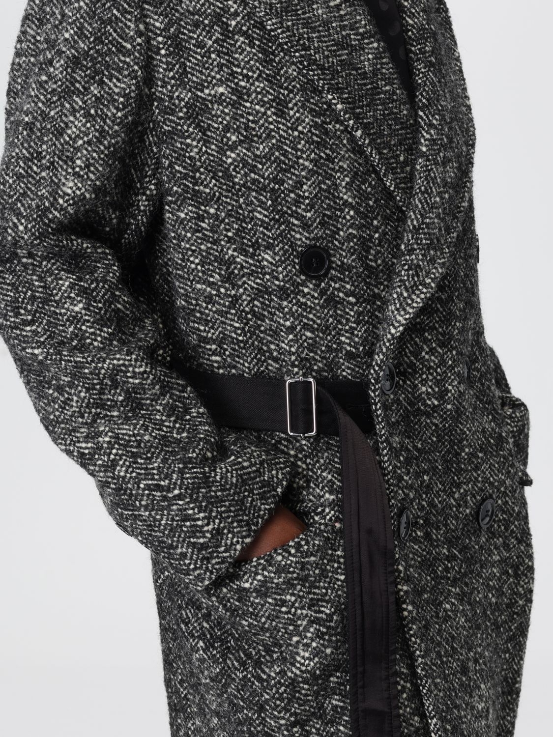 [Isabel Marant] Coat FW25 MA0468FAC4D01I BKEC