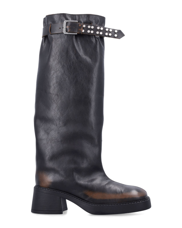 [MIISTA] Flat shoes FW26 E83995BRUSHED BR