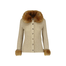 [Saint Laurent] Cardigan FW26 A002ZR Y77NZ8809