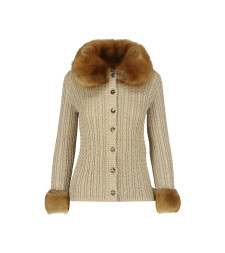[Saint Laurent] Cardigan FW26 A002ZR Y77NZ8809