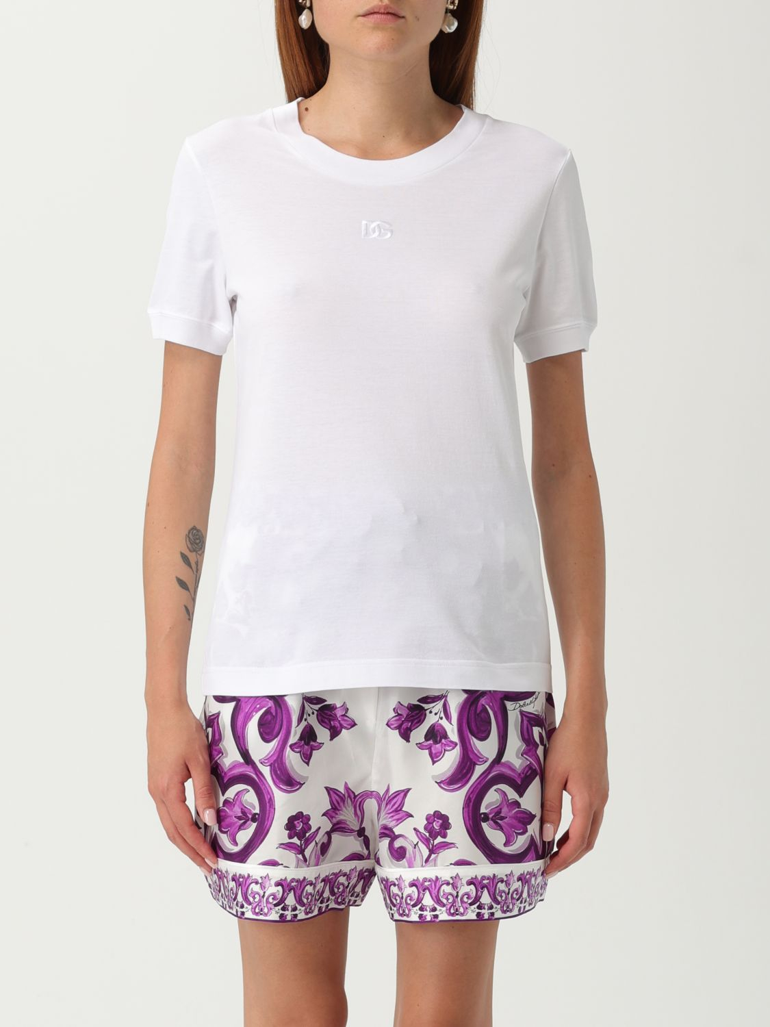 [Dolce & Gabbana] T-shirts Short Sleeve FW25 F8N08ZGDC9C W0800