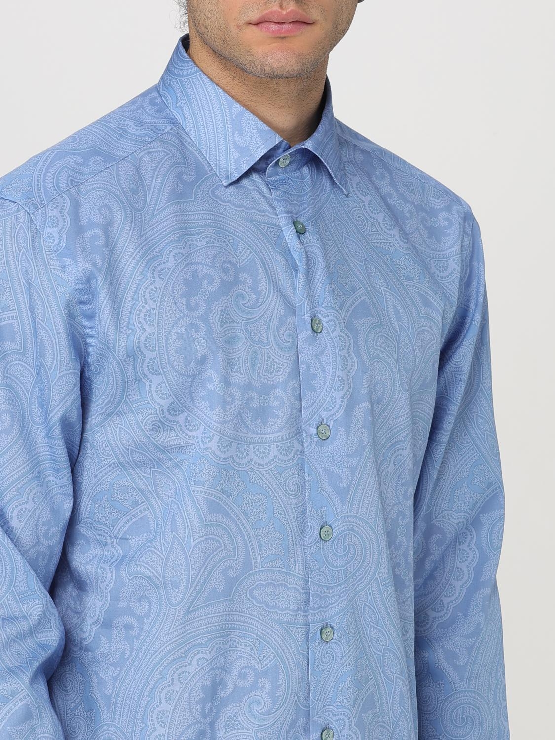 [Etro] Shirts Long Sleeve SS25 MRIB000199SA493 X0880